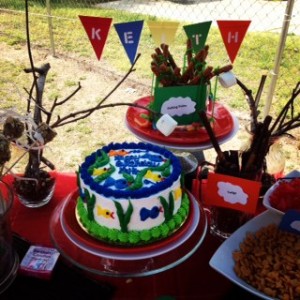 Camping themed Birthday Party